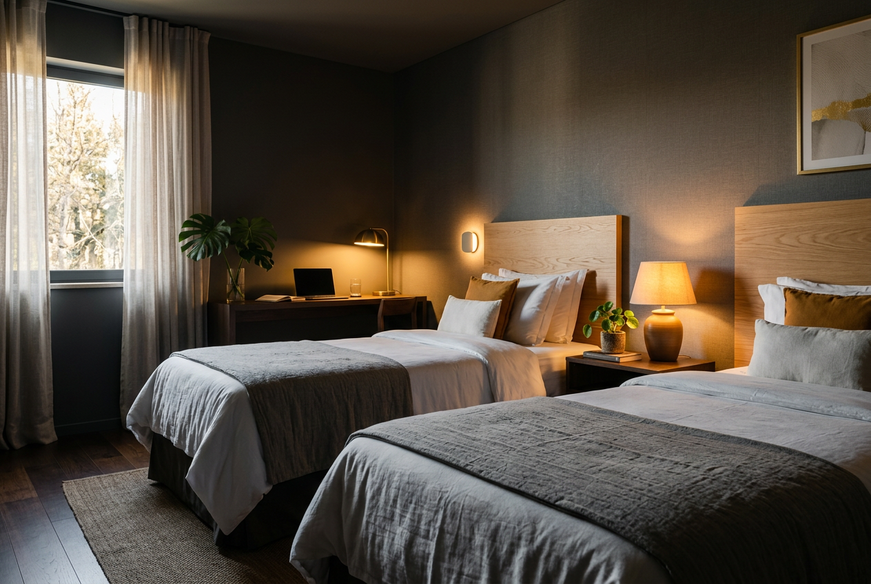 Quarto Twin Conforto - Porto Gaia Guest House